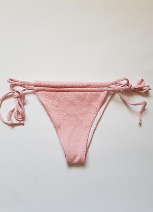 Новые трусики от купальника shein, низ от раздельного купальника, shein розовый низ на завязках