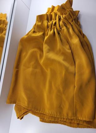 Италия шорты шелк летние на резинке свободные легкие высокая посажка свободные оверсайз4 фото