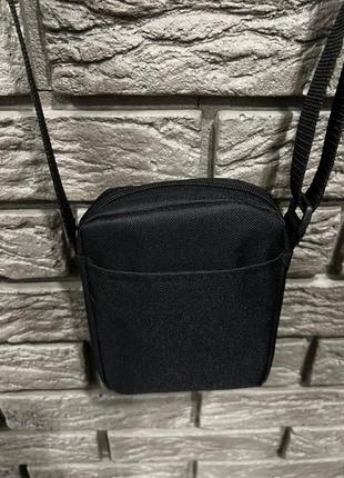 Барсетка черная сумка через плечо2 фото