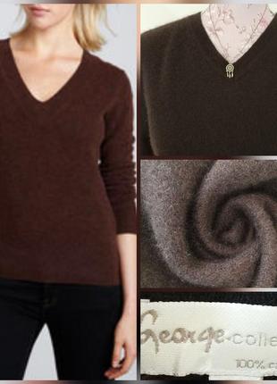 Стильний фірмовий якісний натуральний кашеміровий светр.