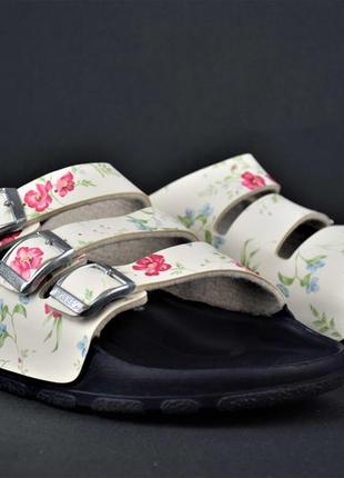 Birkenstock birkis floral шлепанцы сланцы. нитеньки. оригинал. 40 р./26 см.2 фото