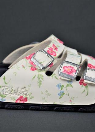 Birkenstock birkis floral шлепанцы сланцы. нитеньки. оригинал. 40 р./26 см.