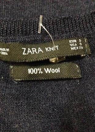 Кофточка жен. zara,тонкая шерсть,р.26/s6 фото