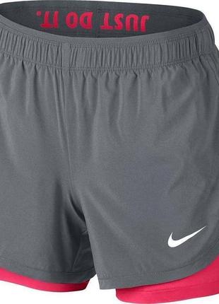 Женские шорты 2в1 nike оригинал из свежих коллекций.