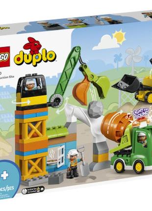 Конструктор lego duplo town строительная площадка 61 деталь (10990)