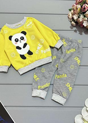 🐼костюм пандочка,  двунитка