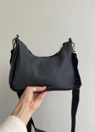 Женская сумка prada mini black2 фото