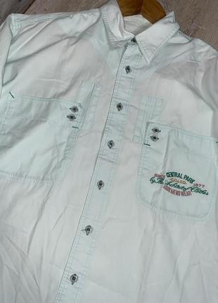 Винтажная рубашка с накладными карманами architecter clothes3 фото