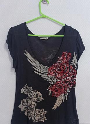 Американская футболка chelona в стиле гранж