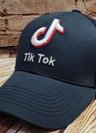 Бейсболка кепка тик ток tik tok с сеткой3 фото