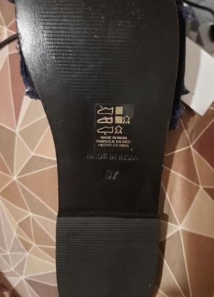 Шлепанцы деним beck sondergaard