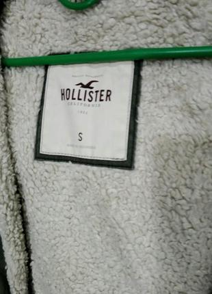 Hollister куртка парка женская зимняя на меху хаки размер s6 фото