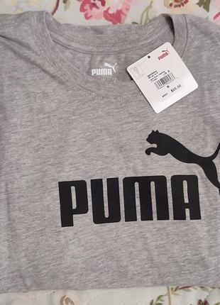Puma серая футболка новая s