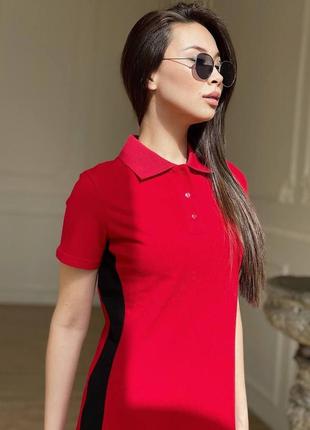Стильне класичне класне красиве гарненьке зручне модне трендове просте плаття сукня червона6 фото
