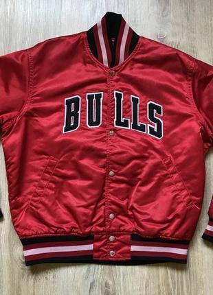 Чоловічий бомбер starter chicago bulls