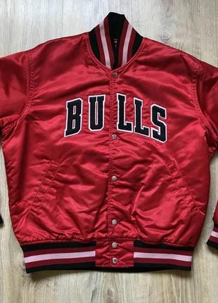 Мужской бомбер starter chicago bulls