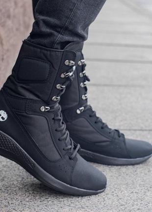 🍁timberland black🍁чоловічі демісезонні чорні черевики тімберленд.