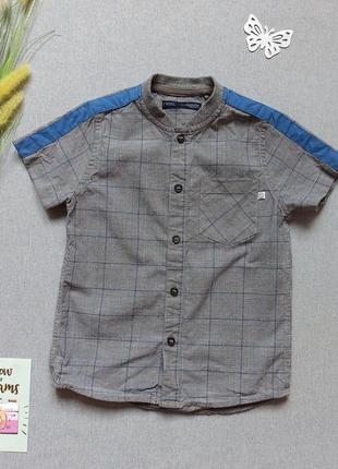 Детская летняя рубашка 2-3 года с коротким рукавом для мальчика1 фото