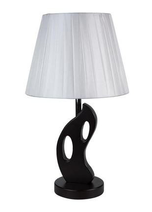 Настольная лампа, светильник декоративный c абажуром sunlight черный mt 6338