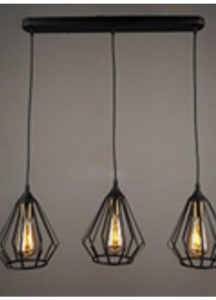 Люстра подвесная, светильник подвесной sunlight лофт n3757/3h