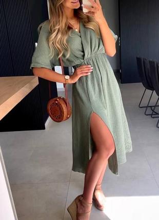 Стильне класичне класне красиве гарненьке зручне модне трендове просте плаття сукня зелена