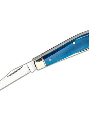 Нож cold steel mini trapper blue bone (cs-fl-mtrpr-b)2 фото