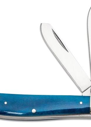 Нож cold steel mini trapper blue bone (cs-fl-mtrpr-b)1 фото