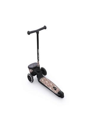 Самокат scoot&ride highwaykick-2 коричневый (sr-210201-brownlines) - топ продаж!