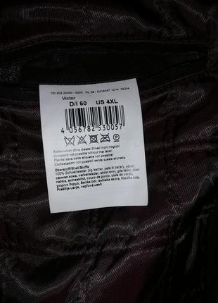 Xl мужская фирменная куртка - engbers -  кожа + ткань9 фото