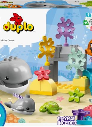 Конструктор lego duplo town дикі тварини океану 32 деталі (10972)