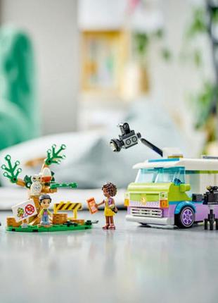 Конструктор lego friends фургон новостной редакции 446 деталей (41749)7 фото