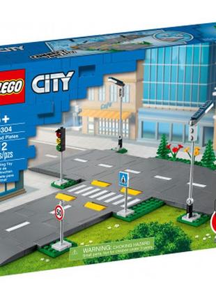 Конструктор lego city town дорожні плити 112 деталей (60304)