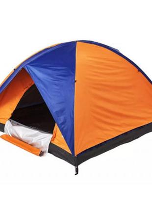 Палатка skif outdoor adventure ii 200x200 cm orange/blue (sotdl200ob) - топ продаж!4 фото