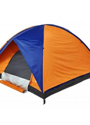 Палатка skif outdoor adventure ii 200x200 cm orange/blue (sotdl200ob) - топ продаж!2 фото