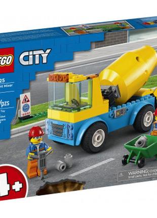 Конструктор lego city great vehicles бетонозмішувач 85 деталей (60325)