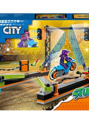 Конструктор lego city stuntz каскадерське завдання «клинок» 154 деталі (60340)