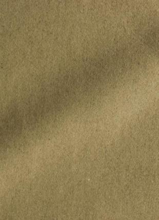 Пальтова італійська вовняна тканина з бавовною та поліамідом натуральна double face коричнево бежева mi 1505 фото