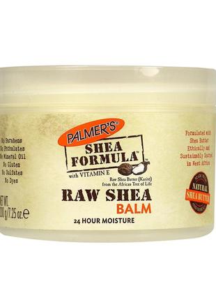 Увлажняющий бальзам-баттер для тела с маслом ши palmer’s shea formula raw shea body butter balm 200 г4 фото