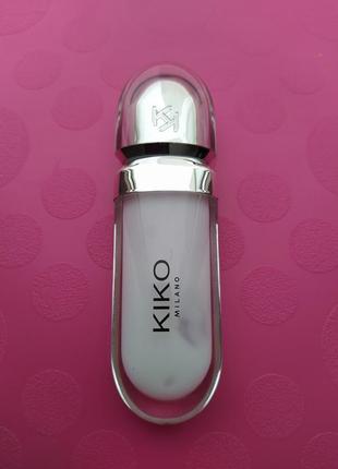 Бальзам для губ lip volume с эффектом увеличения kiko milano, 6,5 мл 02 transparent4 фото