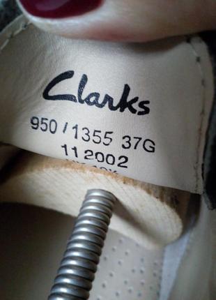 Кожаные туфли clarks большой размер3 фото