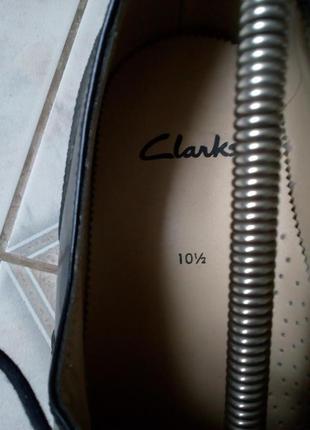 Кожаные туфли clarks большой размер6 фото