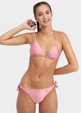 Купальник женский раздельный arena shila bikini triangle розовый 44 (006211-900)