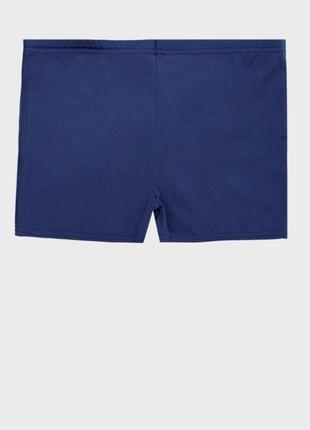 Плавки-боксеры для мальчиков arena boy's team swim short solid темно-синий 152см (004777-750)6 фото