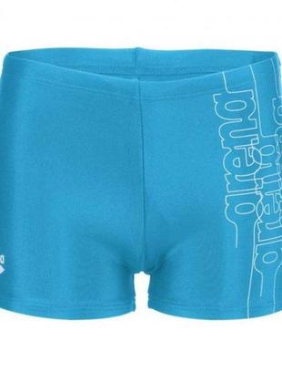 Плавки-боксери для хлопчиків arena swim short graphic бірюзовий 140см (005106-810)