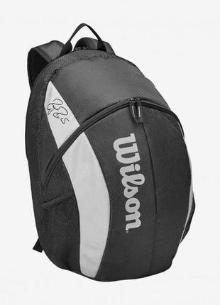 Рюкзак теннисный wilson rf team backpack черный (wr8005901001)