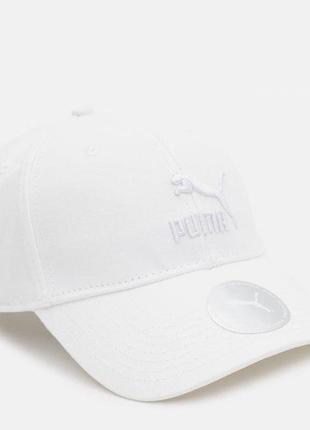 Кепка puma archive logo bb cap белый one size (02255412)