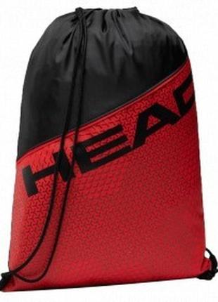 Рюкзак-мешок head tour team shoe sack bkrd красный черный (283-552 bkrd)