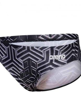 Плавки-слипы для мальчиков arena kikko pro swim briefs черный, белый 128см (006005-500)3 фото