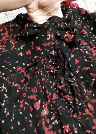 ❤️ подовжена шифонова блуза туніка3 фото