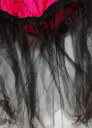 Карнавальное платье ведьмы леди вамп на хэллоуин 38 размер4 фото